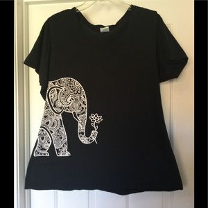 Black Elephant Tee